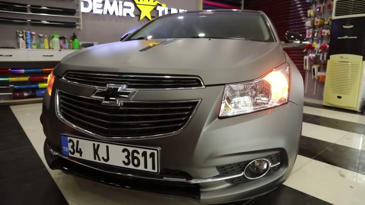 Chevrolet Cruze Sport Plus Mat Füme Kaplama ve Detaylar