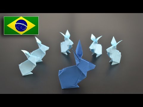 Vídeo: Como Fazer Um Coelho De Papel