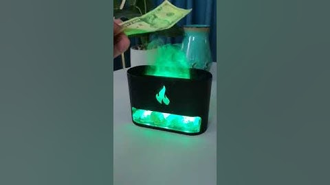 Flame Humidifier Blue Fire Salt Stone Flame Aroma Diffuser Humidifier 🔥🔥 #shorts #music