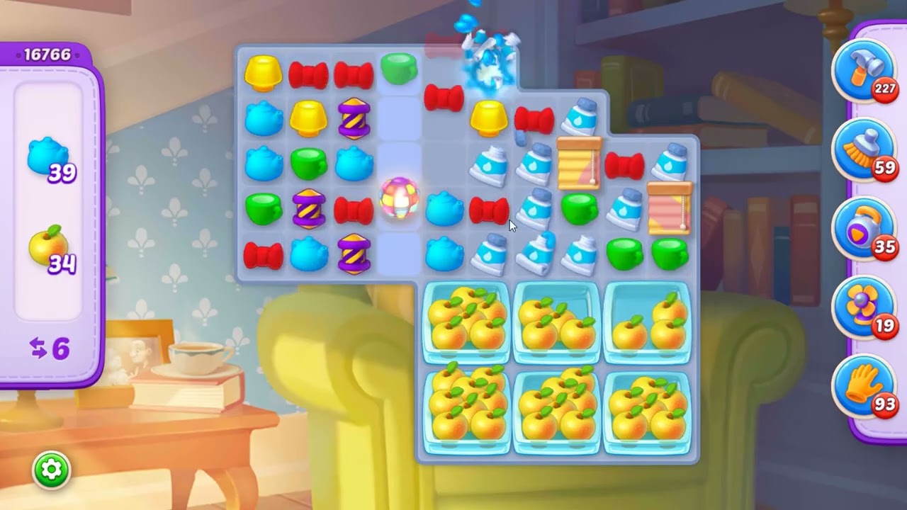 Homescapes Level 16766 - NO BOOSTERS 🏠 | SKILLGAMING ✅