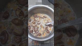 After workout meal | Roti peanut butter, milk corn flakes musli chocos #shortsfeed #shorts #gym