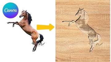 🔥 3D Wood Carving Effect in Canva – Easy Photo Manipulation Tutorial!