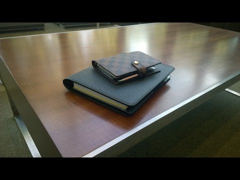 Louis Vuitton Taiga Desk Agenda Unboxing 