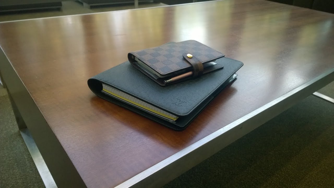 louis vuitton desk agenda notebook