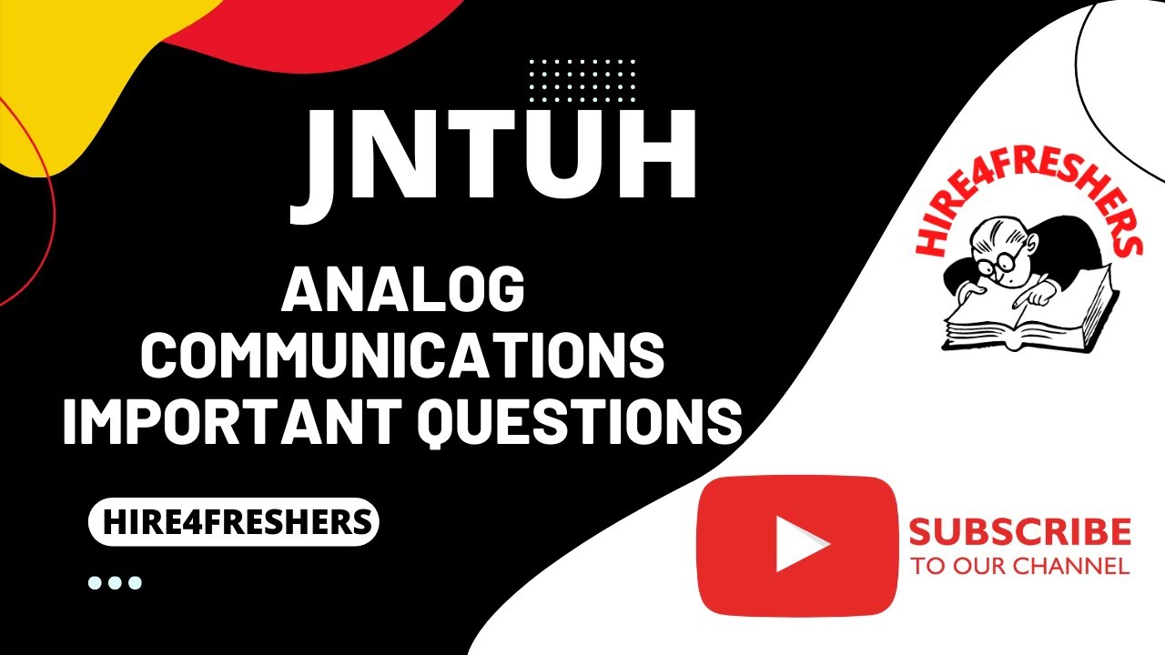 Analog Communications Important Questions watch