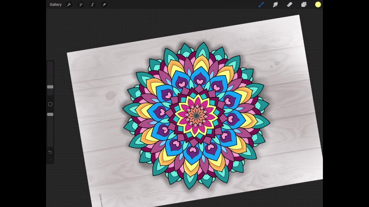 Download Mandala Coloring Procreate ** FREE Coloring Page ** - YouTube