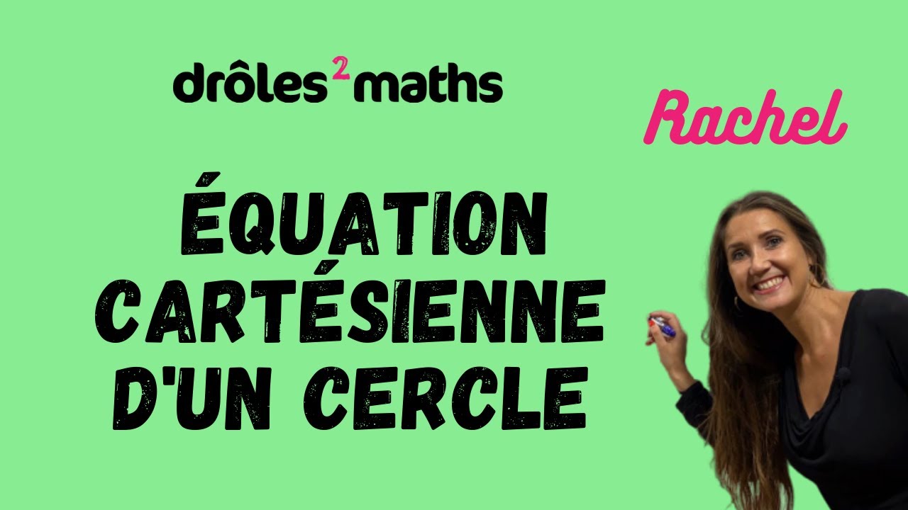 Replay Cours 1ère - Equation Cartésienne d'un Cercle
