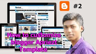 How to customize blogger Apriezt Template Basic ।। Customized Blogger Template 2020(Bangla)