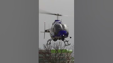 Bell 505 Jet Ranger Helicopter on Approach to Land – AIN #helicopter #flying #aviation #shorts
