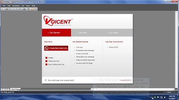 How to Setup Voicent BroadcastBySMS using GSM SMS Text Messaging Modem