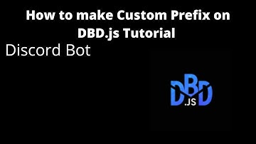 How to make Custom Prefix in a discord bot with DBD.js | Discord Bots