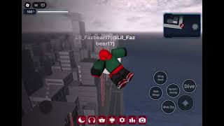 Playing (new day) web swinging test, ￼2 on Roblox ￼￼￼