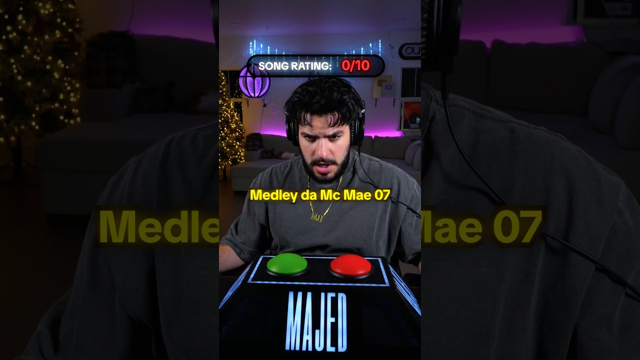 Majed reacts to “Medley da Mc Mae 07”.