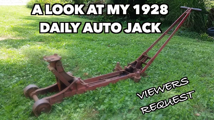 My 1928 -ish daily auto jack. A look at it and how...
