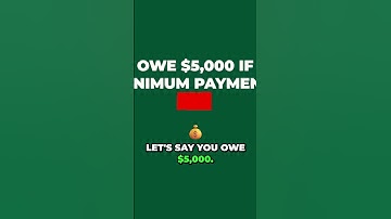 The Hidden Costs of Minimum Payments  A Financial Wake Up Call