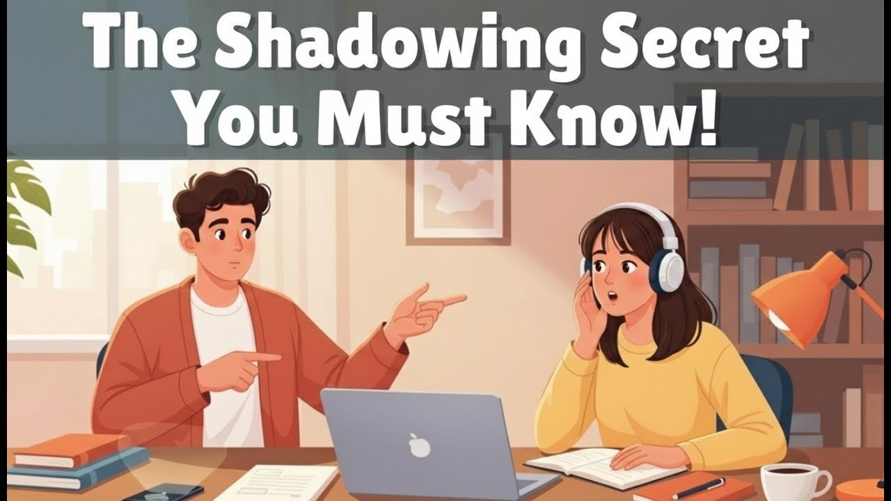 The Shadowing Technique: Speak English Like a Native FAST! | English ...