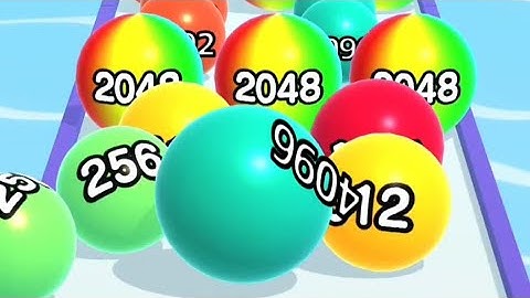 MAX LEVELS 149 BALL RUN 2048 ☘️🔴⚽. All Levels Gameplay Walkthrough Android, iOS New Update