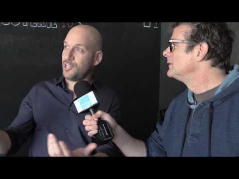 Stand-up comic Martin Matte with Brendan Kelly