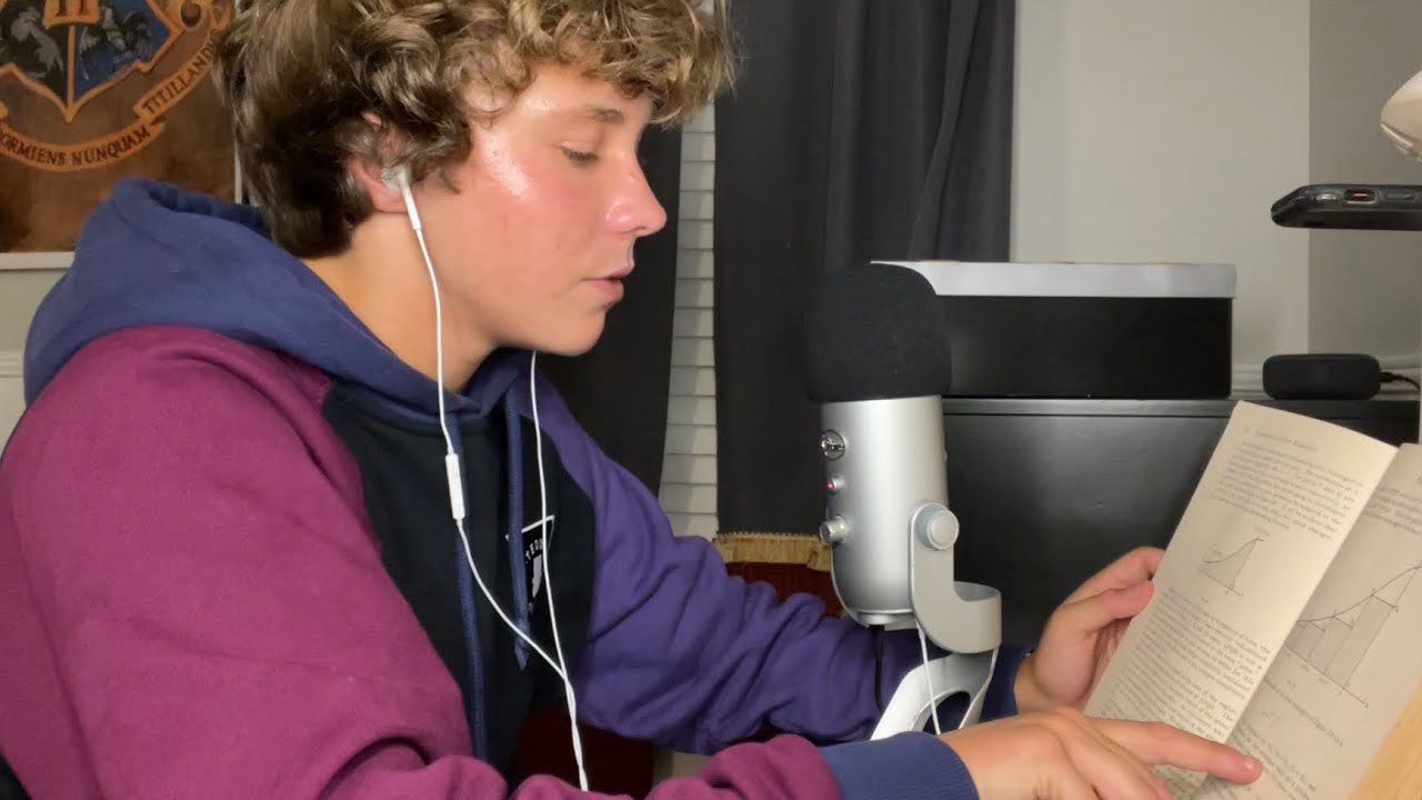 ASMR Reading an Old Textbook