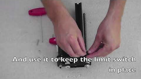 Add limit switch to z axis assembly