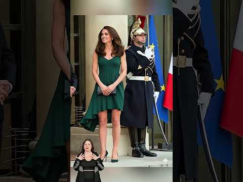 فستان الأميرة كاثرين الزمردي يبهر الحضور الأميرة كاثرين أزياء ملكية ملكي