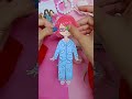 Barbie night routine🧚#shorts#diy#paperdoll#doll#barbiedoll#barbieroutine#barbiedress#barbiemakeup
