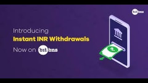 Introducing instant INR withdrawals now on bitbns | How To withdrawal to bank account.