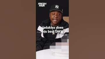 Thumbnail of Jadakiss with the 🎯 DMX voice! From ep 1 of #FreshPair https://youtu.be/h0bwDQ2H4so #shorts