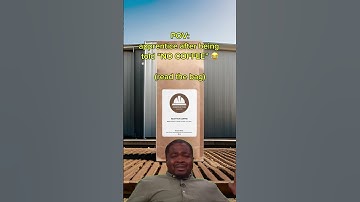 POV: apprentice after being told “NO COFFEE” 😂 (read the bag) @ConstructionCoffee