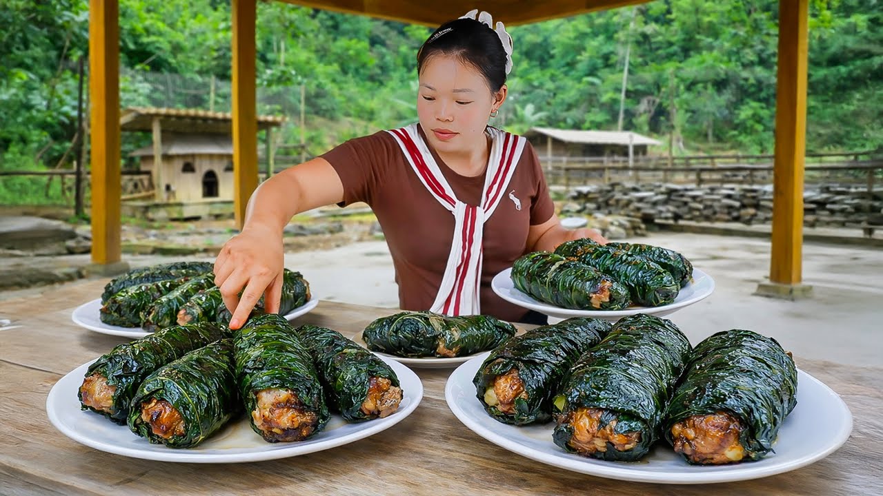 Cooking High Quality Grilled Beef in Lolot Leaf in Large Batches for Lucky Few | Simple Life
