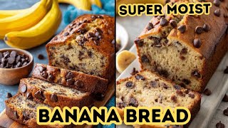 Super Moist Banana Bred Recipe | Homemade Banana Bread Recipe |A Healthier Way to Make  Banana Bread