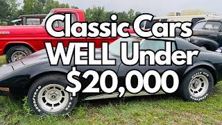 Classics for UNDER $20,000 at Classic Cars of South Carolina