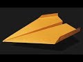 como hacer un avión de papel fácil que vuela mucho y lejos! paper airplane