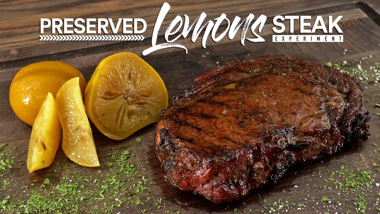 They all said, use PRESERVED Lemons on Steaks! So we tried!