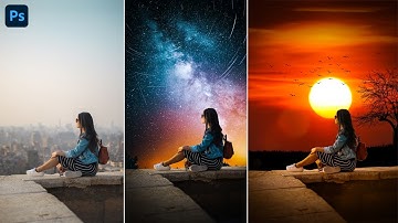 Galaxy Photo Manipulation Concept Editing in Photoshop CC | Photoshop Tutorial