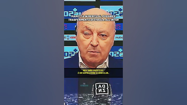 DYBALA andrà all’Inter? Marotta risponde. #dybala #inter #calcio