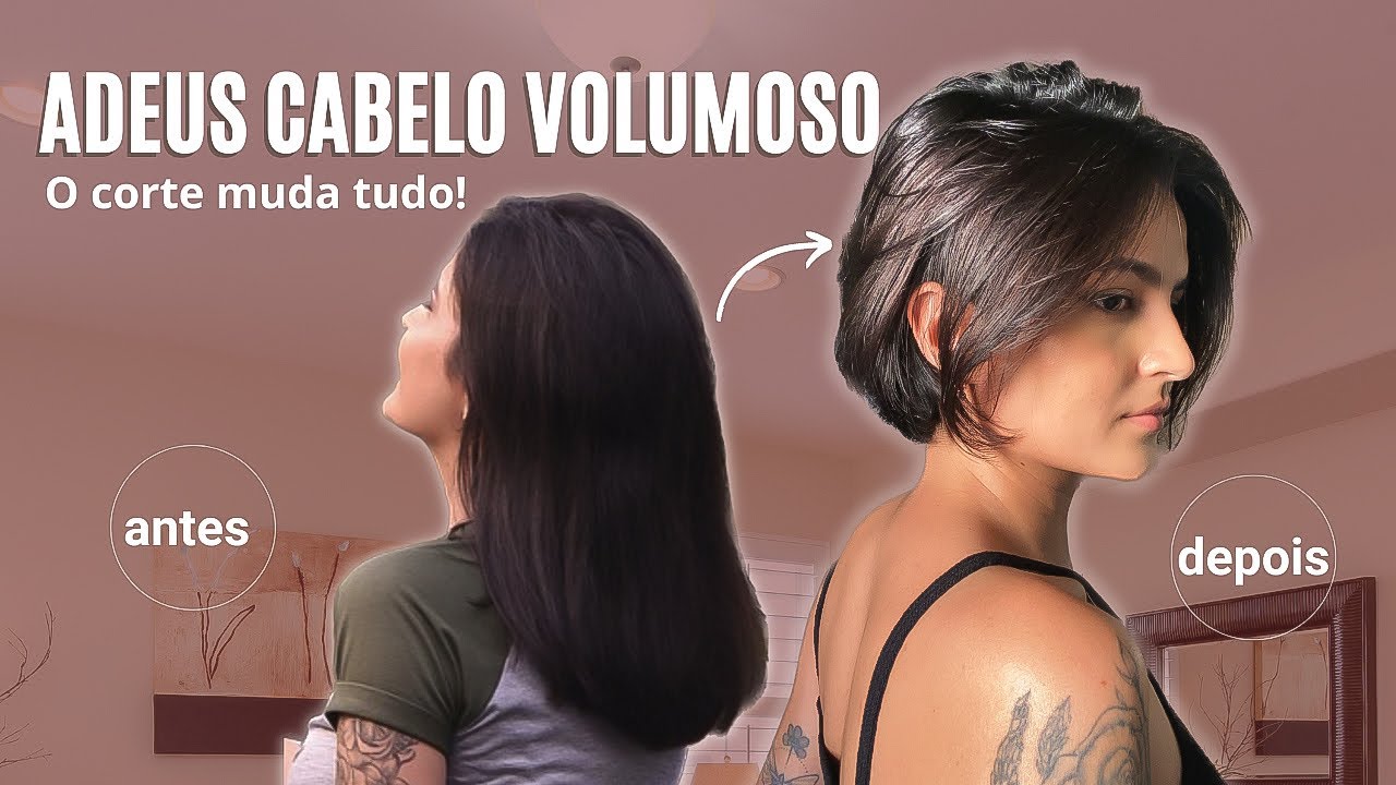 COMO ARRUMAR CABELO CURTO VOLUMOSO| Dicas para diminuir o volume e dar ...