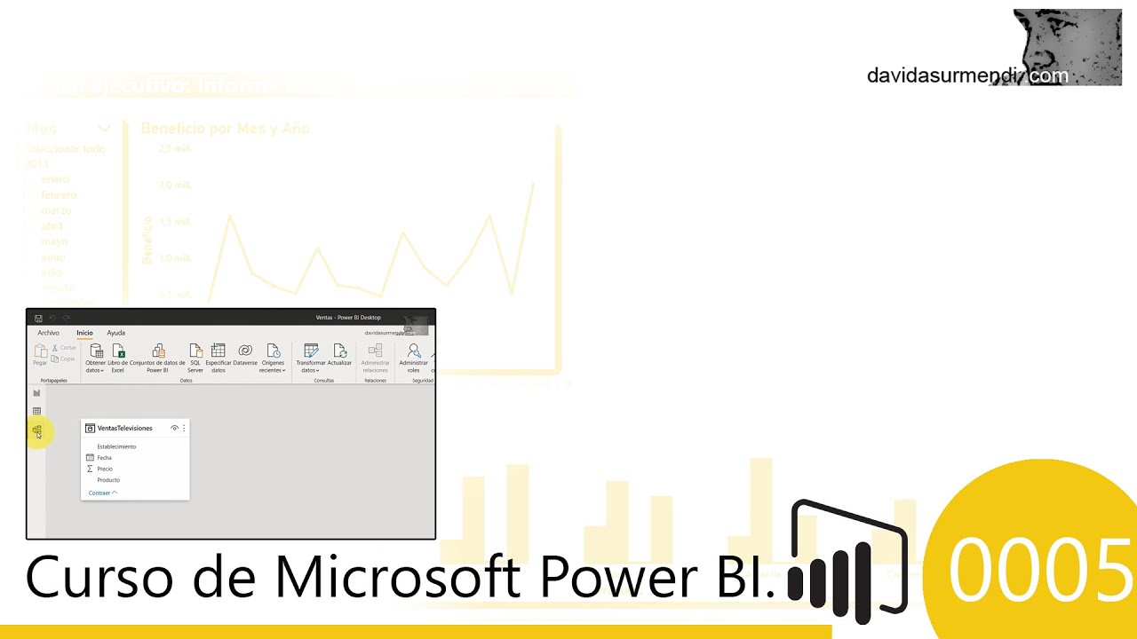 0005. Curso de Microsoft Power BI: Importar datos de un archivo CSV ...