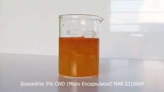 MicroEncapsulated Zeaxanthin 5% CWD