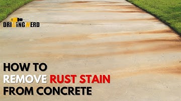 How to Remove Rust Stains from Concrete? - Step-by-Step Tutorial!