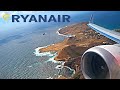 Ryanair Boeing 737 MAX 8-200 - Gran Canaria to Birmingham (BRAND NEW PLANE!)