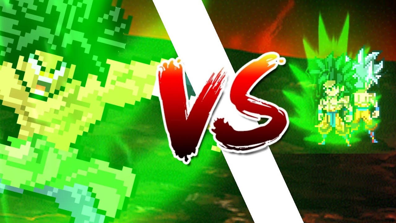 GOKU IKARI VS BROLY IKARI (SPRITE ANIMATION)