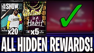 FREE PACKS! 6th Inning TRIANGLES Conquest Map ALL HIDDEN REWARDS & Locations! MLB The Show 21