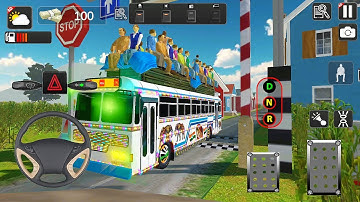 Indian Bus Games | Take Passengers from Amritsar to Bhopal