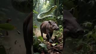 Anaconda Vs Tapir Jungle Battle For Survival