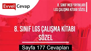 8. Sınıf LGS Çalışma Kitabı Sözel Cevapları Sayfa 177