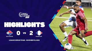 Highlights | Sint Maarten vs Guadeloupe | 2023/24 Concacaf Nations League