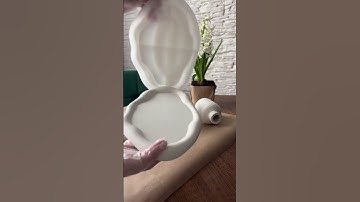 plaster of Paris DIY #supportmychannel #diy #candels #candlemaking #ceramic #scentedwax #cakecandles