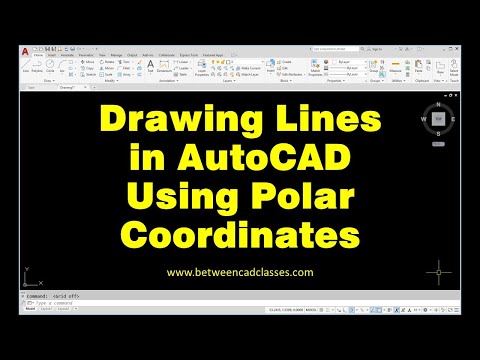 Drawing Lines in AutoCAD Using Polar Coordinates