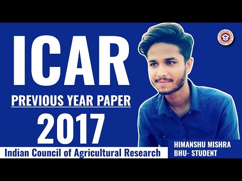 icar previous year paper 2017 old question paper of icar 2017